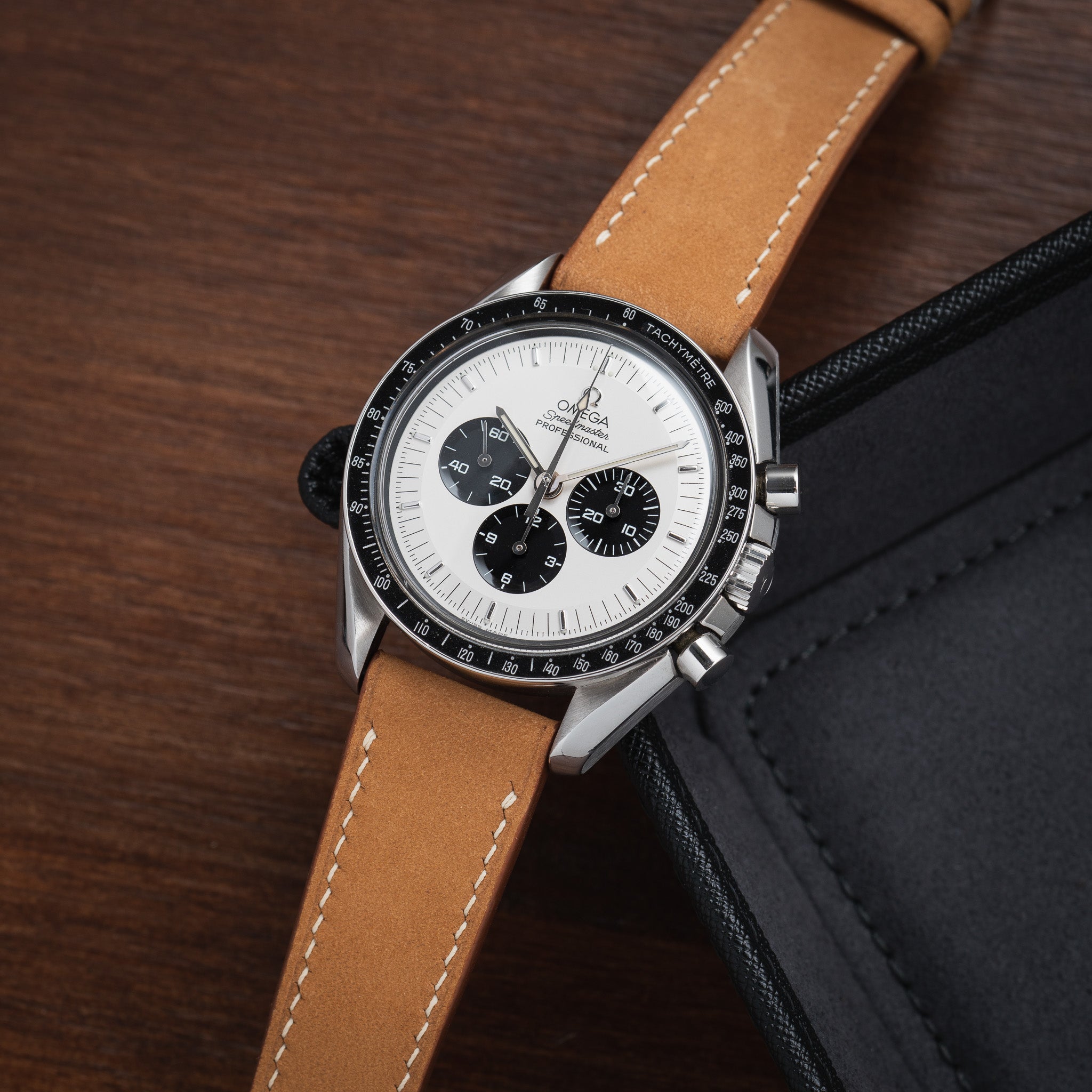 Nubuck Slim Strap Natural by Delugs