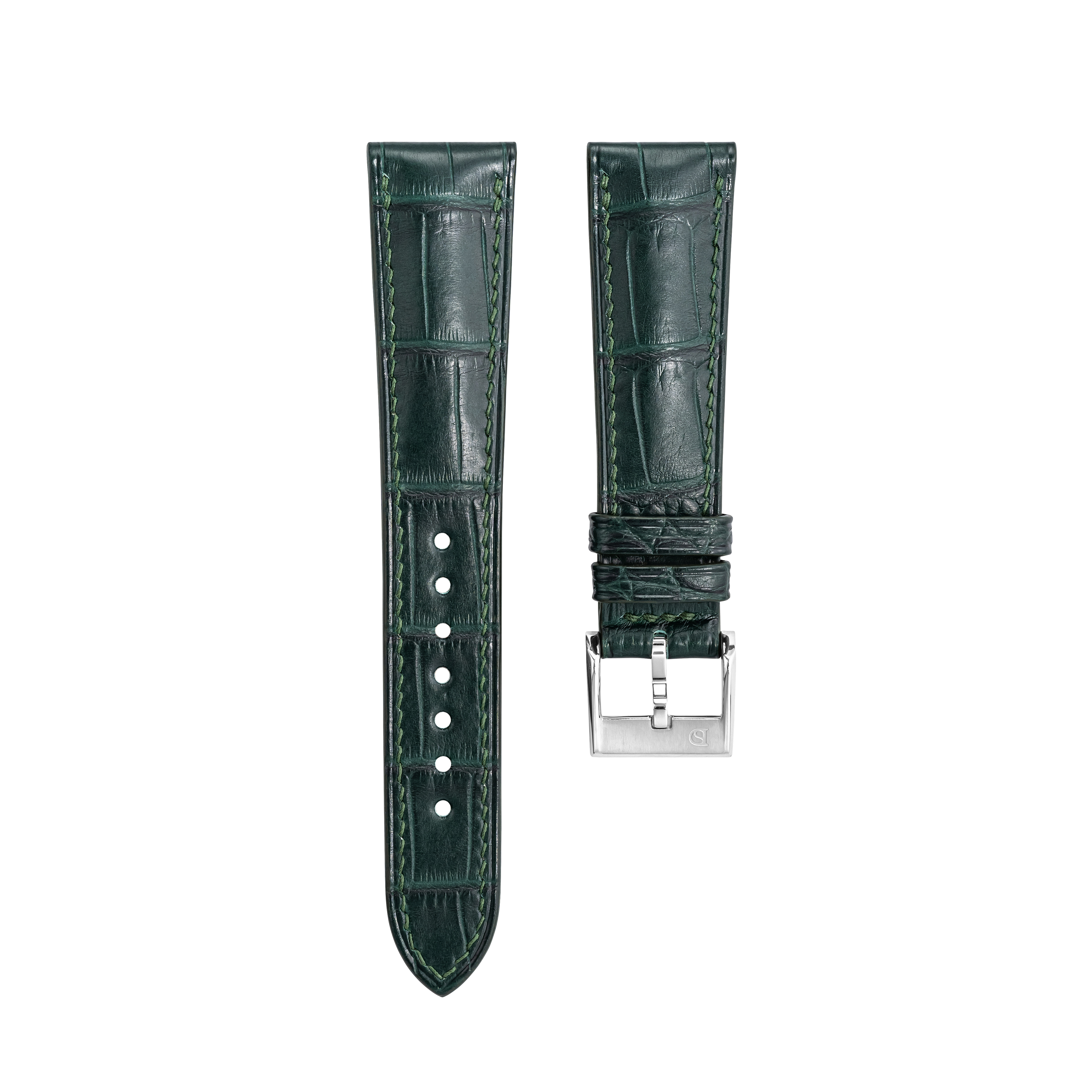 Alligator Signature Strap Matte Boreal Green by Delugs