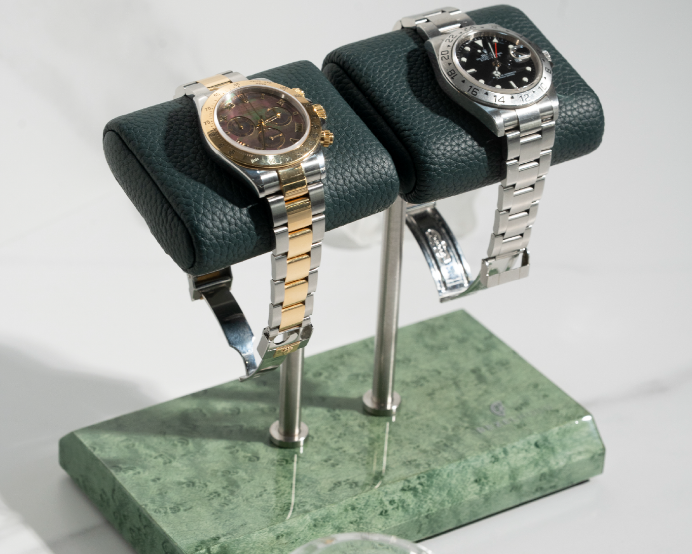 The Duet (Emerald Burl)