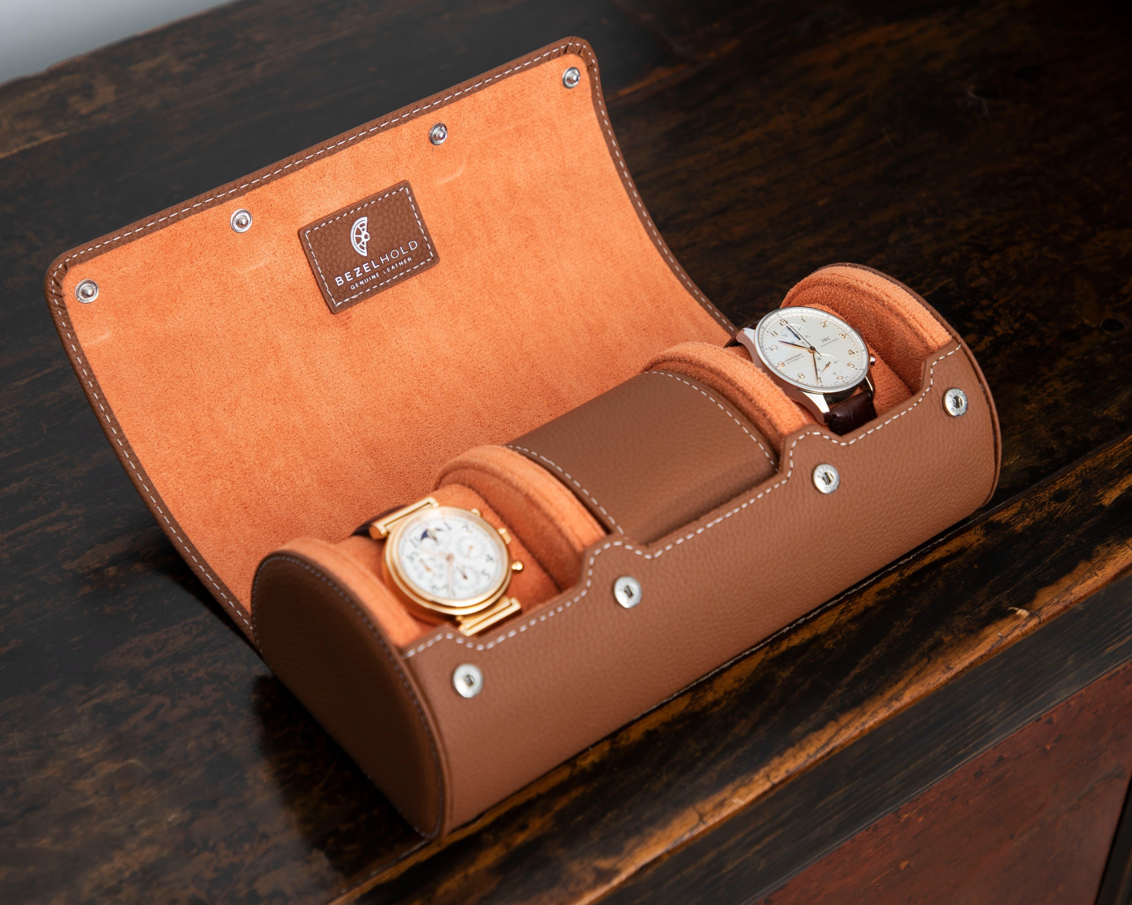 The Capsule (Tan/Salmon)