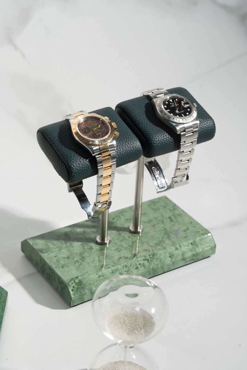The Duet (Emerald Burl)