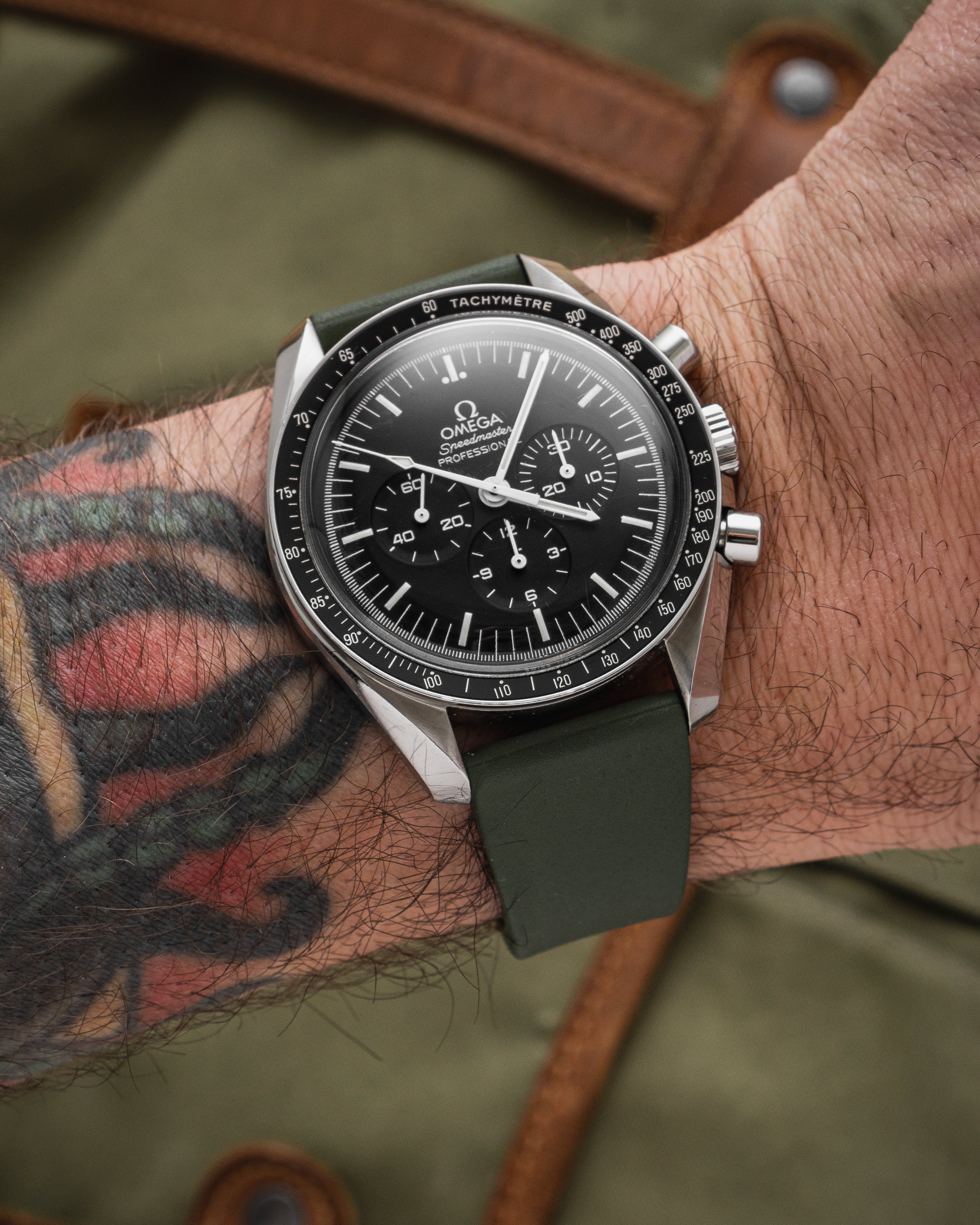Rubber CTS Strap Olive Green by Delugs